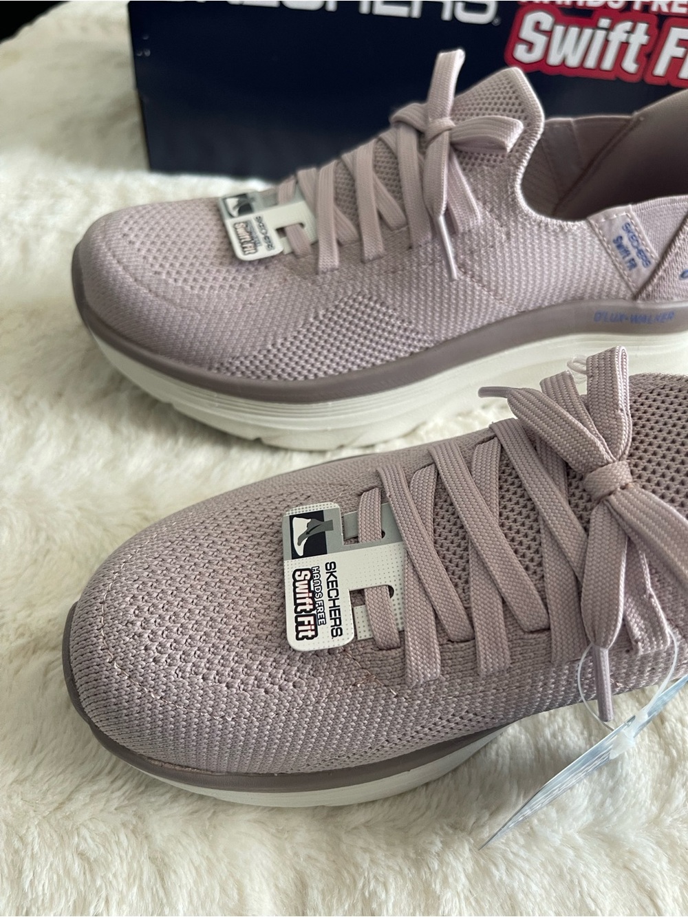 Skechers Womens Hands Free Swift Fit D'LUX WALKER-MANY PLANS Mauve Size 6 M - Picture 10 of 14